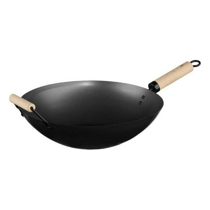 Tigaie Wok Secret de Gourmet Negru Oțel inoxidabil Ø 35 cm