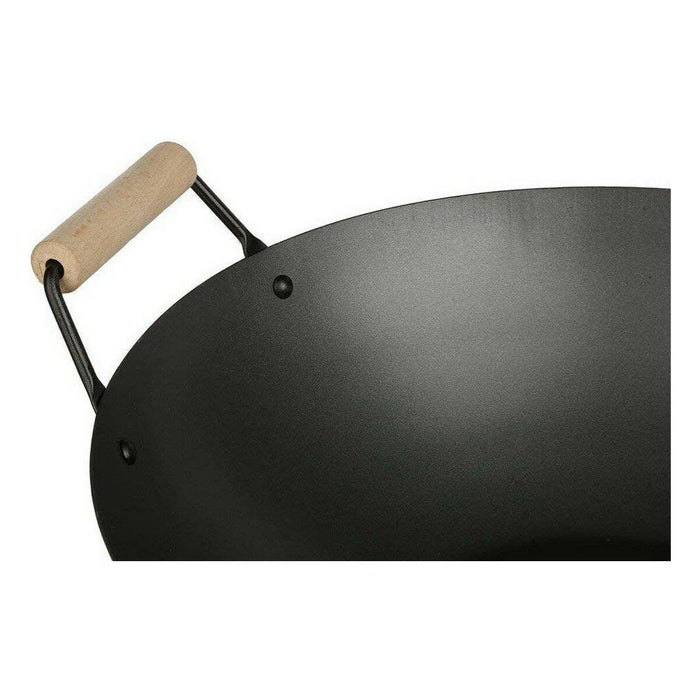 Tigaie Wok Secret de Gourmet Negru Oțel inoxidabil Ø 35 cm