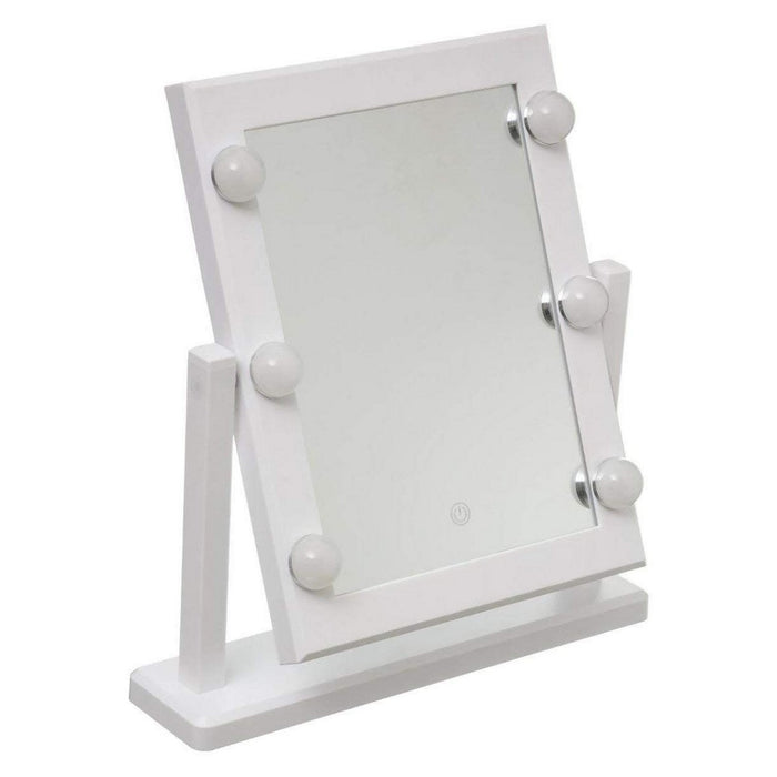 Oglindă LED Tactilă de Birou 5five Hollywood Alb 37 x 9 x 40,5 cm