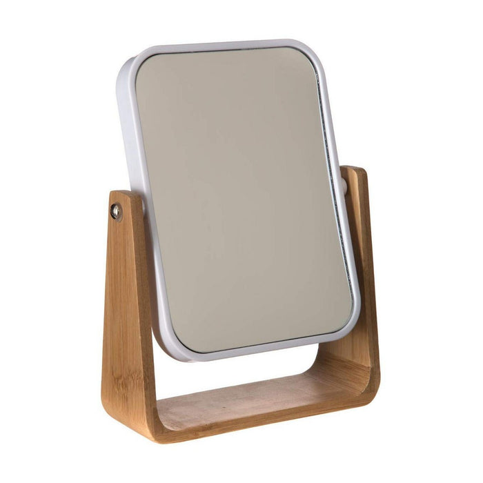 Oglindă cu Suport Natureo Alb 22 x 16 x 6 cm