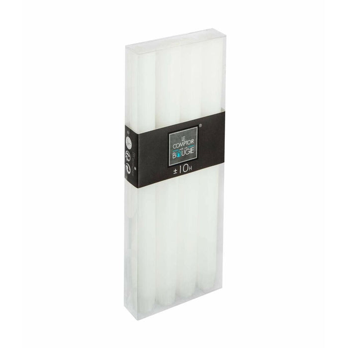 Set de Lumânări Atmosphera Alb 24,7 x 2,2 cm (4 Unități)