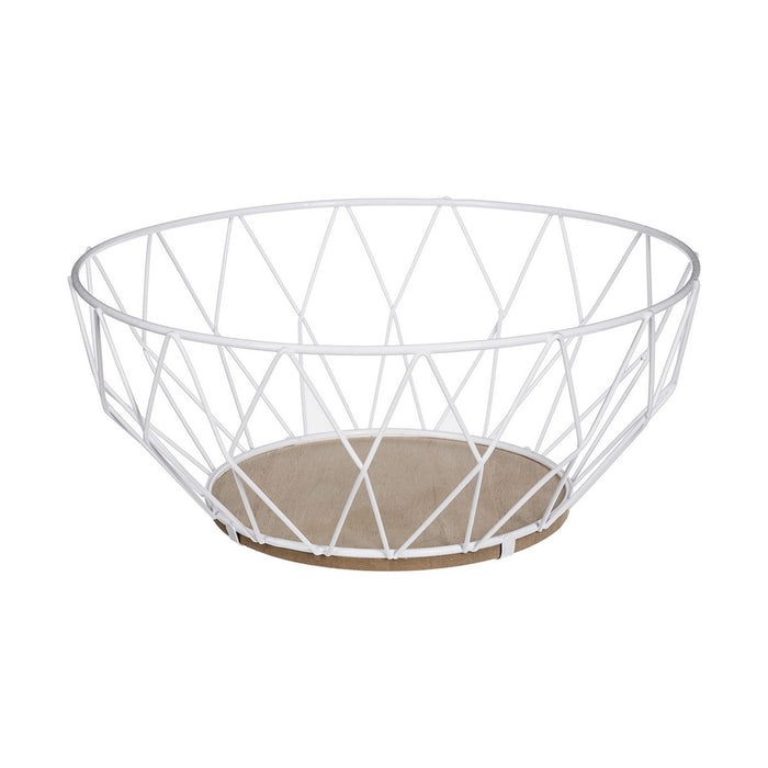Fructieră Secret de Gourmet Metal Alb Ø 28 cm