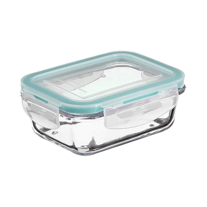 Cutie pentru Prânz 5five 23 x 16,5 x 8,5 cm Geam Dreptunghiular Albastru Multicolor 1,7 L
