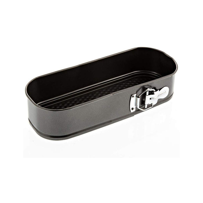 Formă de tort detașabilă 5five Negru Metal (31 x 12 cm)