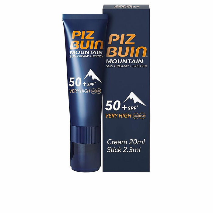 Protector Solar de Față Piz Buin 85579 2 în 1 20 ml + 2,3 ml SPF 50+ 2,3 ml