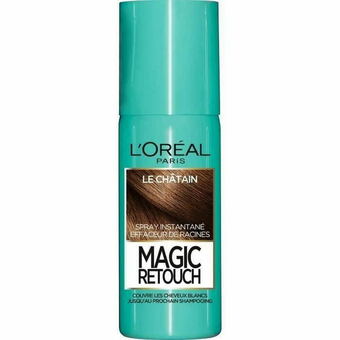 Pusiau laikinas dažas L'Oréal Paris Eraser Root Castaniu Deschis (75 ml)