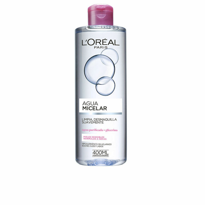Apă Micelară demachiantă L'Oreal Make Up Agua Micelar Suave Piele sensibilă 400 ml