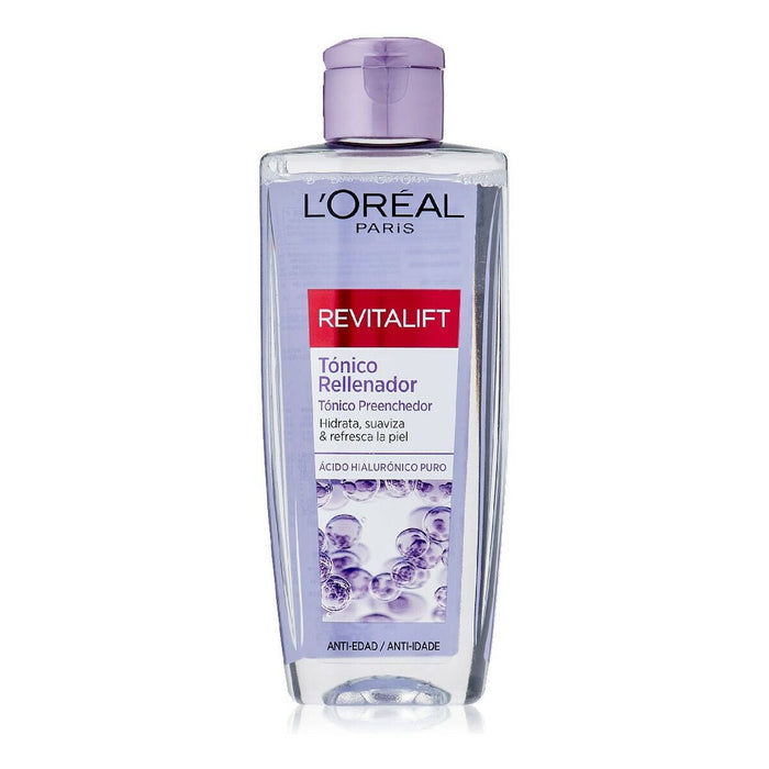 Tonic de Curățare Revitalizant Revitalift L'Oreal Make Up Material de umplere pentru liniile faciale (200 ml)