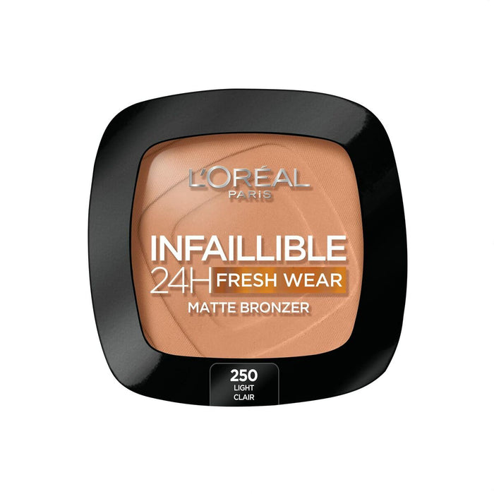 Pudră Compactă Bronzantă L'Oreal Make Up Infaillible 250-light clair 24 ore (9 g)