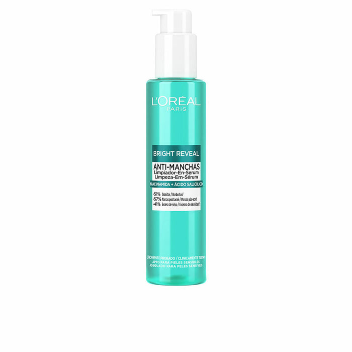 Serum Anti-pete L'Oreal Make Up Bright Reveal Niacinamida 150 ml Produs de curățare