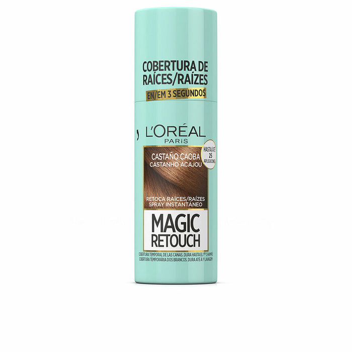 Spray Temporar Corector pentru Rădăcini L'Oréal Paris Magic Retouch Castaniu Mahon 75 ml