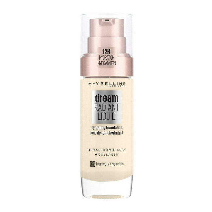 Fond de Ten Fluid Maybelline Dream Satin Liquid 3-true ivory (30 ml)