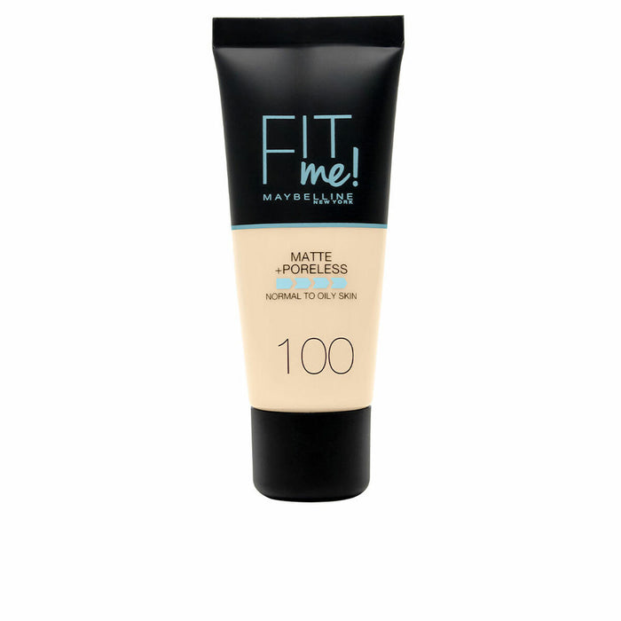 Fond de Ten Fluid Maybelline Fit Me! Nº 100 Warm ivory 30 ml