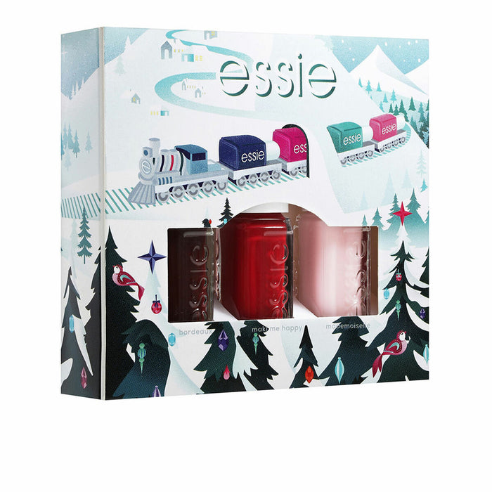 Set de Machiaj Essie Nail Color lac de unghii 3 Piese