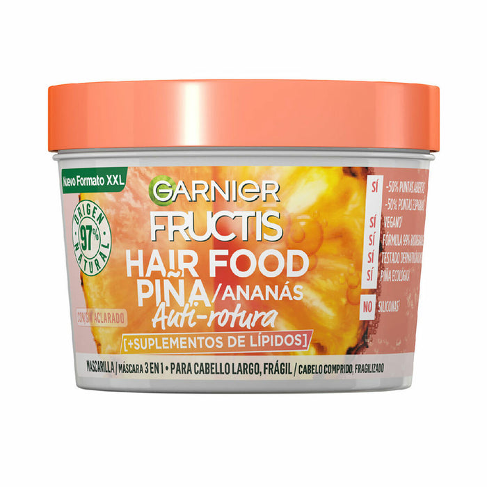 Kremas nuo plaukų slinkimo Garnier Fructis Hair Food Anti-rupere Ananas 350 ml