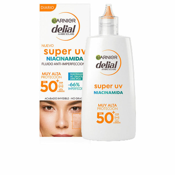 Tratament Anti-imperfecțiuni Garnier Delial Super Uv Spf 50 40 ml Niacinamidă