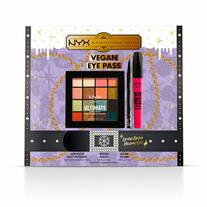 Set de Machiaj NYX Vegan Eye Pass Limited Edition Serie limitată 3 Piese