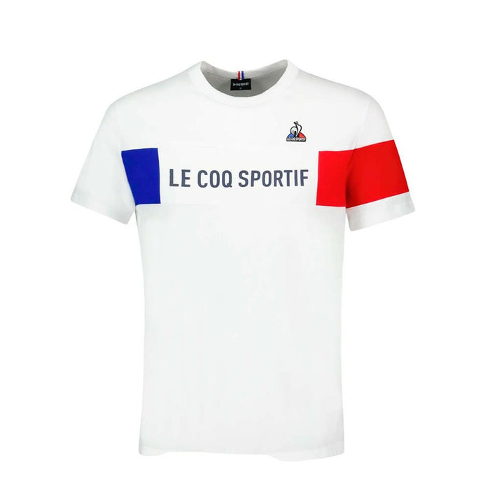 Tricou cu Mânecă Scurtă Bărbați TRI TEE SS Nº1 M NEW OPTCAL  Le coq sportif 2310012 Alb