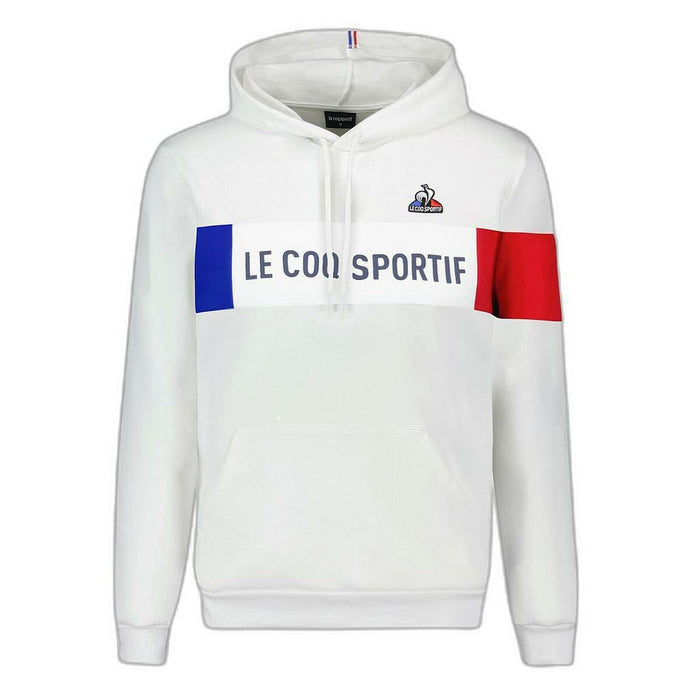 Hanorac cu Glugă Bărbați Le coq sportif TRI HOODY NEW OPTICAL 2310015 Alb