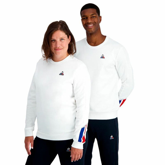 Hanorac fără Glugă Femei Le coq sportif Tri N°1 Alb