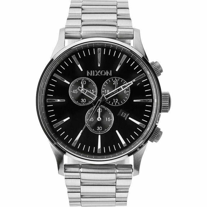 Ceas Bărbați Nixon Sentry Chrono Argintiu