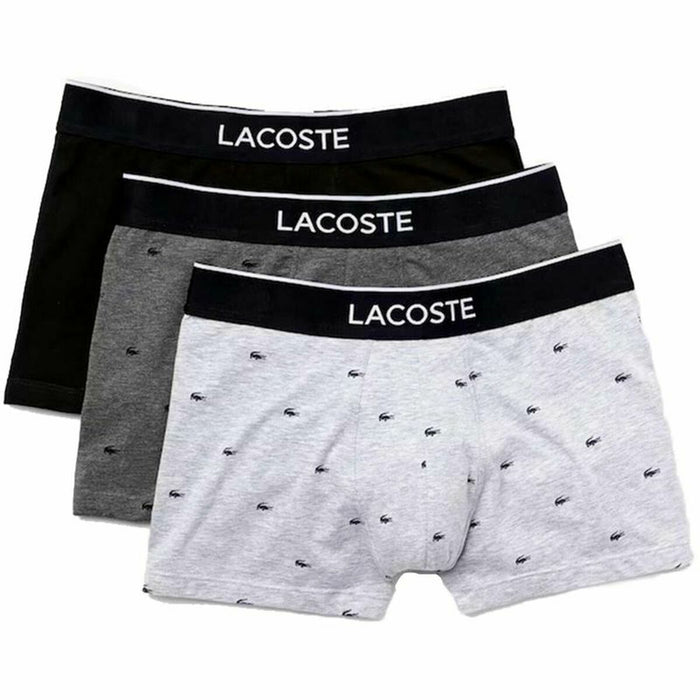 Set de chiloți Lacoste Stretch Gri