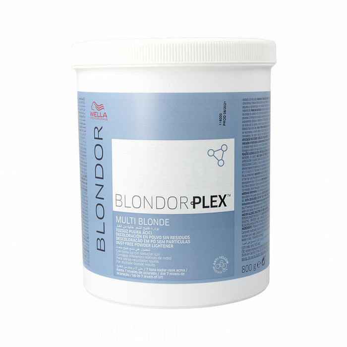 Decolorant Wella Blondor Plex Multi Blonde Sub formă de pudră (800 g)
