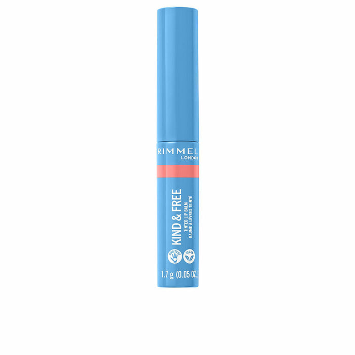 Balsam de Buze Colorat Rimmel London Kind & Free Nº 004-hibiscus blaze (1,7 g)
