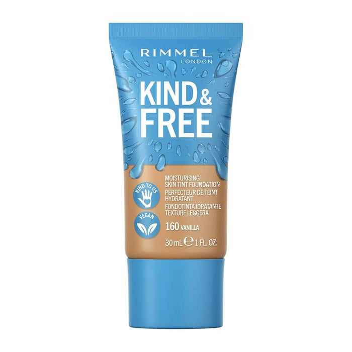 Bază de machiaj cremoasă Rimmel London Kind & Free 160-vanilla (30 ml)