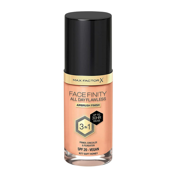 Bază de machiaj cremoasă Max Factor Facefinity Nº 77 Soft honey 30 ml