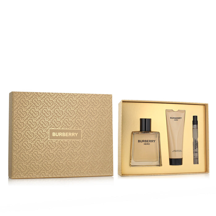 Set de Parfum Bărbați Burberry EDT Hero 3 Piese