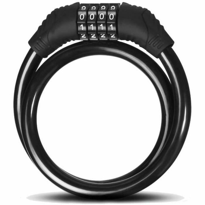 Lacăt cu cifru Beeper ME129-6 Negru