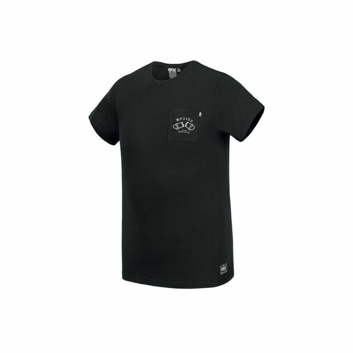 Tricou cu Mânecă Scurtă Bărbați Picture Waisted Pocket Negru