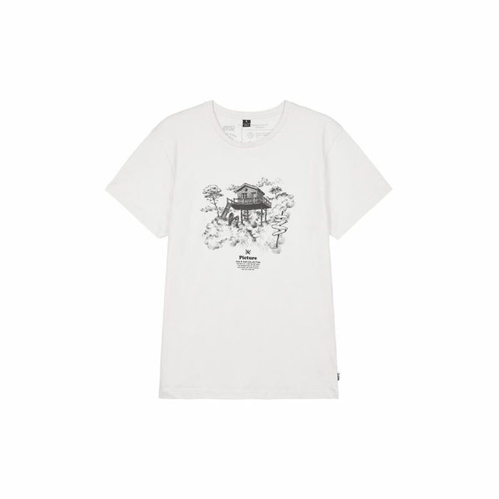 Tricou Picture DS Surf Cabin Natural Alb Bărbați