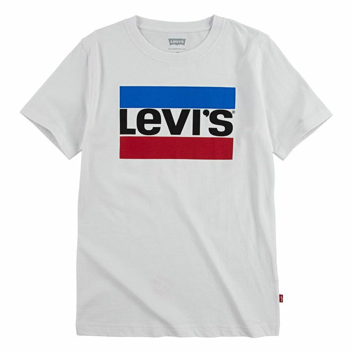 Tricou cu Mânecă Scurtă Copii Levi's Sportswear Logo Alb