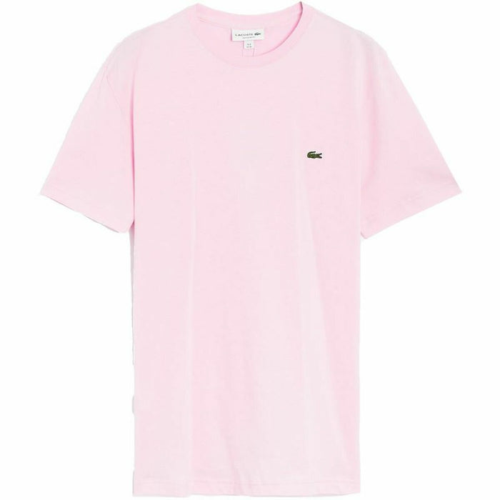 Tricou cu Mânecă Scurtă Bărbați Lacoste Bumbac Roz Bărbați