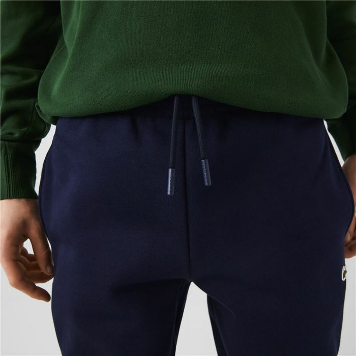 Pantaloni lungi de sport Lacoste Albastru închis Bărbați