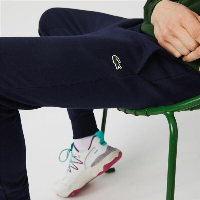 Pantaloni lungi de sport Lacoste Albastru închis Bărbați