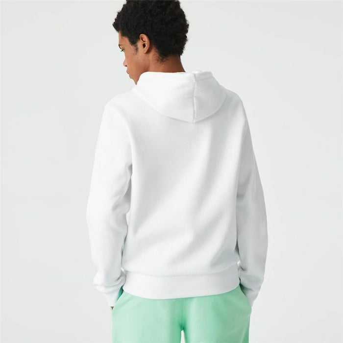 Hanorac cu Glugă Bărbați Lacoste Sweatshirt Alb