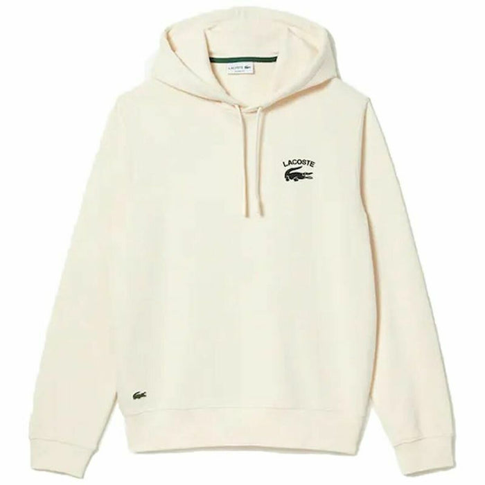 Hanorac cu Glugă Bărbați Lacoste Inscription Alb
