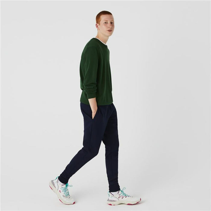 Pantaloni lungi de sport Lacoste Albastru închis Bărbați