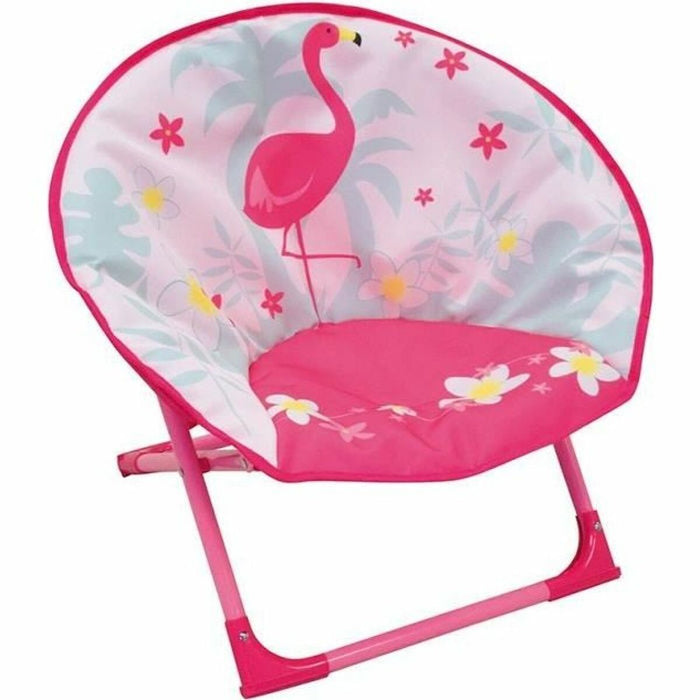 Fotoliu pentru copii Fun House 53 x 56 x 43 cm Pliabil Flamingo roz