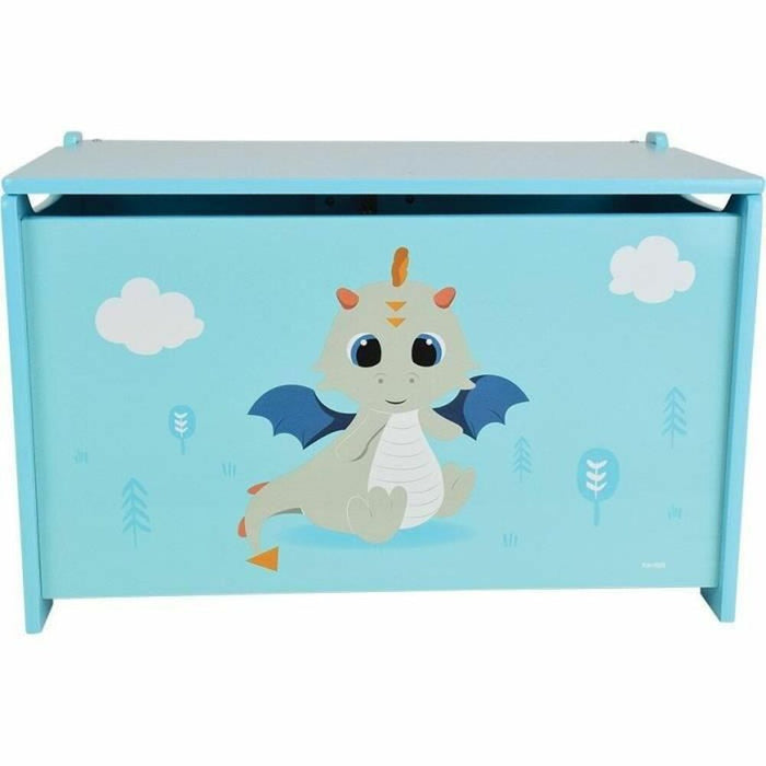 Cufăr Fun House LEON THE DRAGON Lemn 40 x 58 x 36 cm
