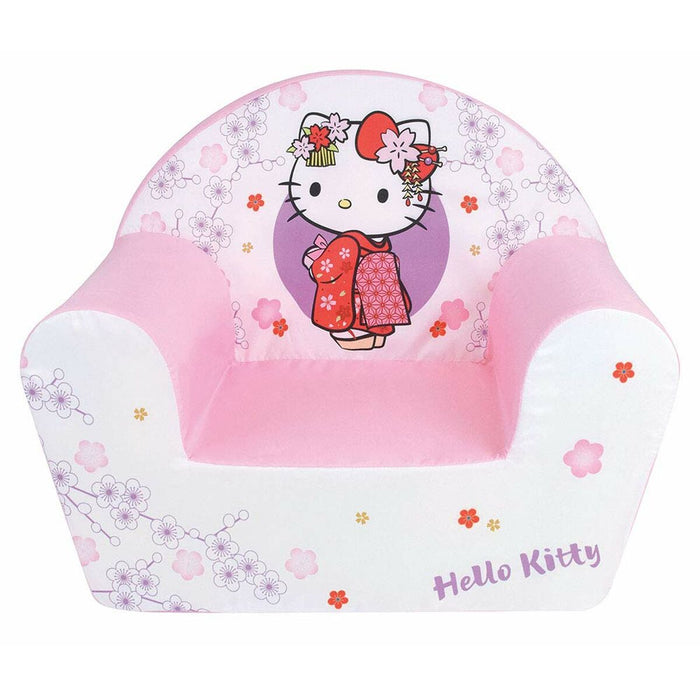 Fotoliu Fun House Hello Kitty Alb Spumă