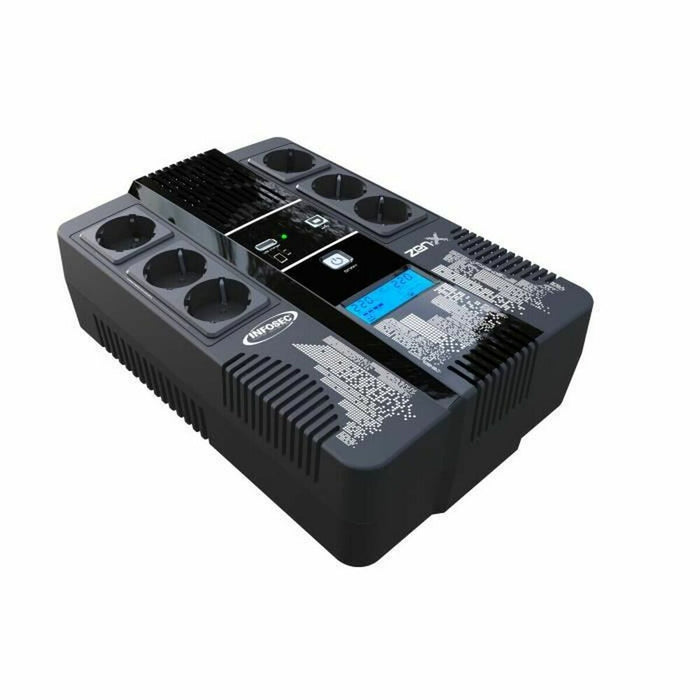 Sistem de Alimentare Neîntreruptă Interactiv INFOSEC ZEN-X-800 Negru 800 W