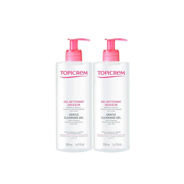 Gel de Curățare Topicrem Dúo 2 x 500 ml 2 Unități