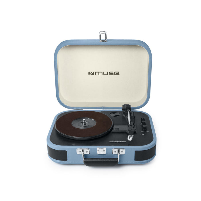 CD Player Muse MT-201 BTB Albastru Negru/Albastru