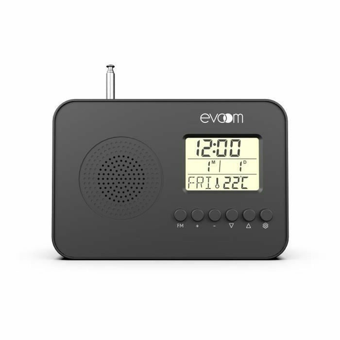 Radio Evoom LEKIO Negru Modern