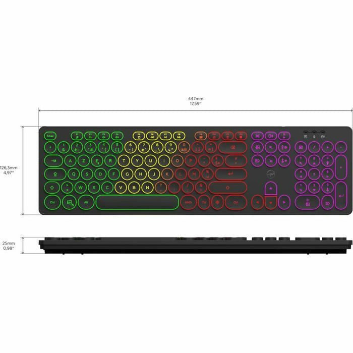 Tastatură Mobility Lab AZERTY Negru