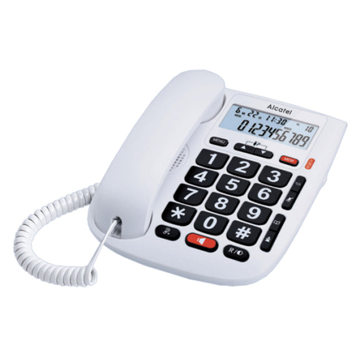 Telefon Fix pentru Persoane Vârstnice Alcatel T MAX 20 Alb